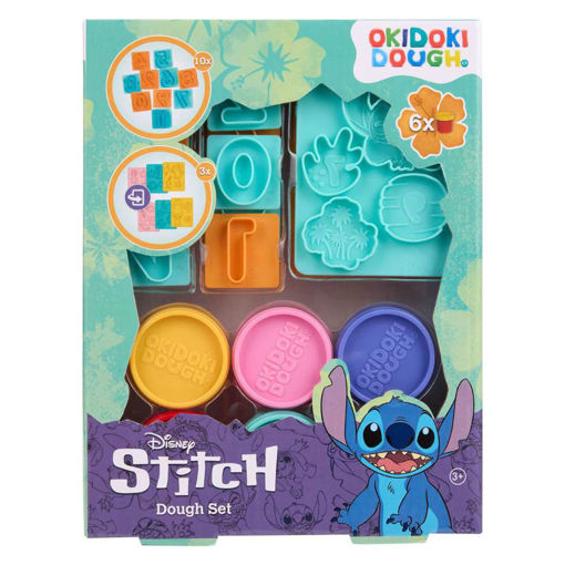 Picture of STITCH CLAY SET WITH NUMBERS - 6 CLAY POTS